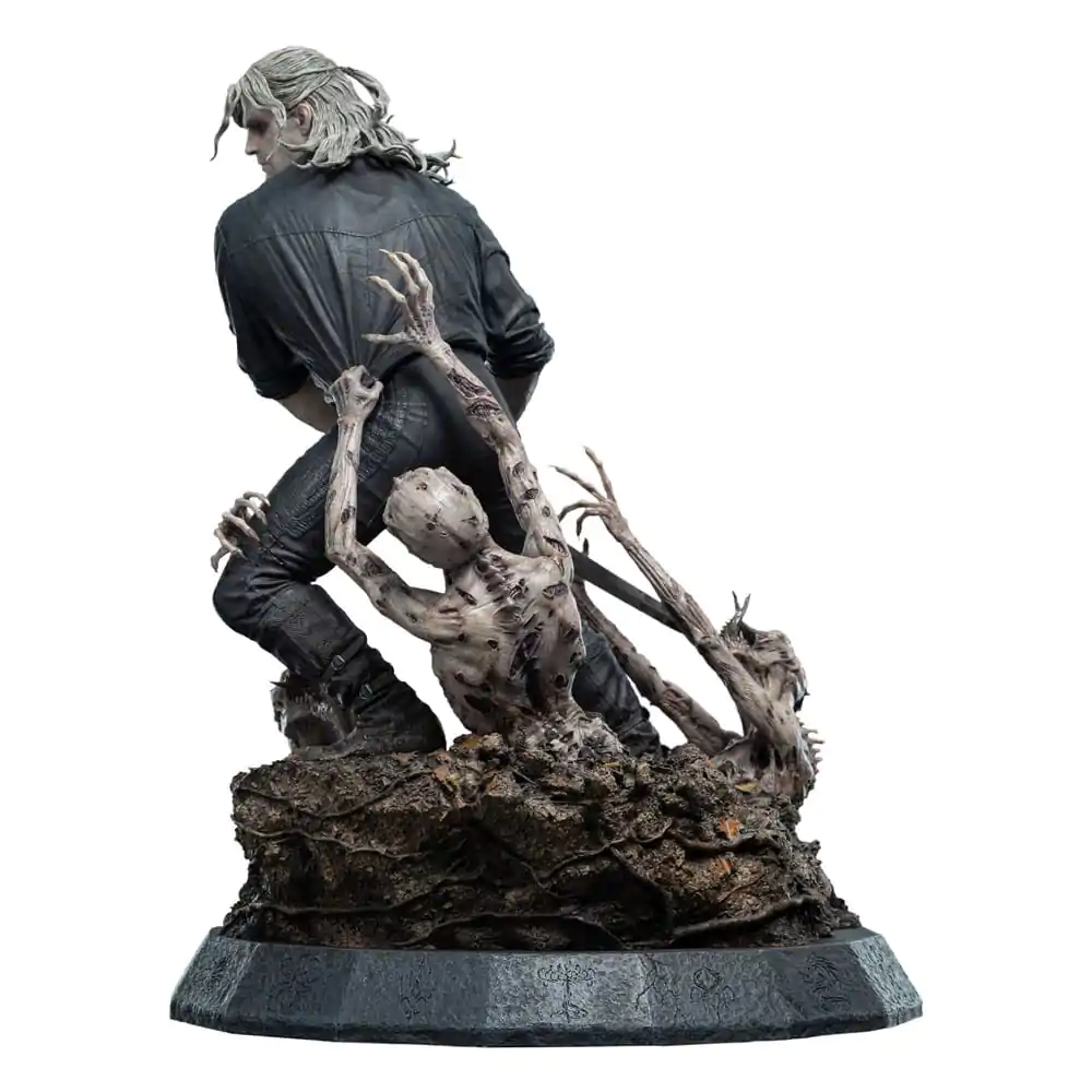 Statuie Witcher 1/4 Geralt the White Wolf 51 cm poza produsului
