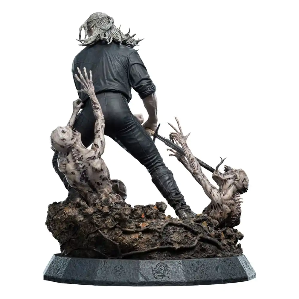 Statuie Witcher 1/4 Geralt the White Wolf 51 cm poza produsului