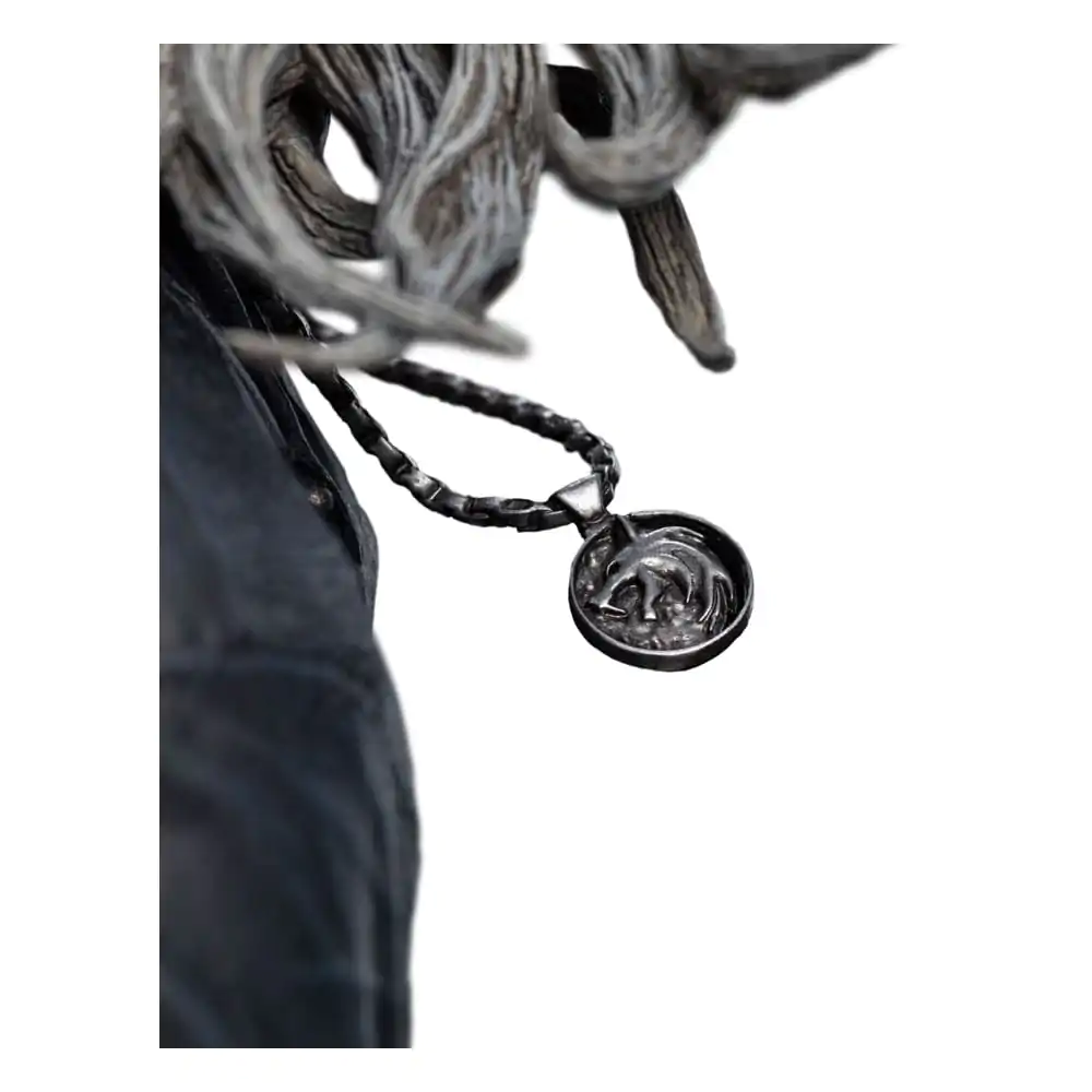 Statuie Witcher 1/4 Geralt the White Wolf 51 cm poza produsului