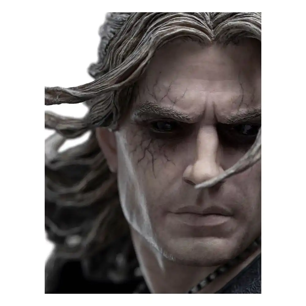 Statuie Witcher 1/4 Geralt the White Wolf 51 cm poza produsului