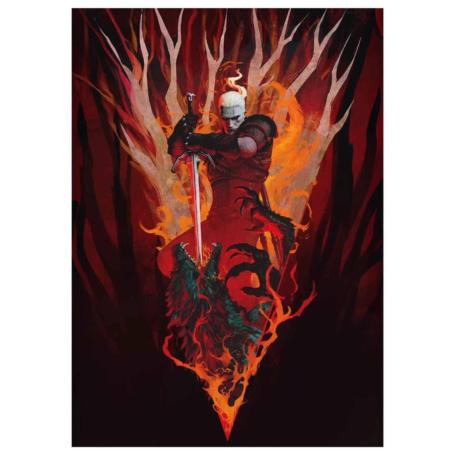 The Witcher Puzzles Pachet de 10 colectie de puzzle-uri aniversare a 10 ani (500 de piese) poza produsului