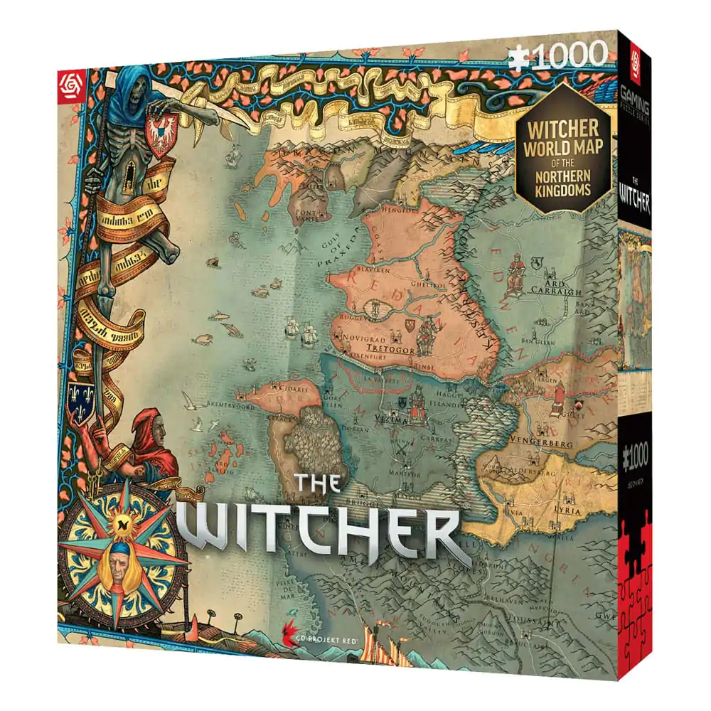 The Witcher 3 Puzzle Gaming Regatele Nordice (1000 piese) poza produsului