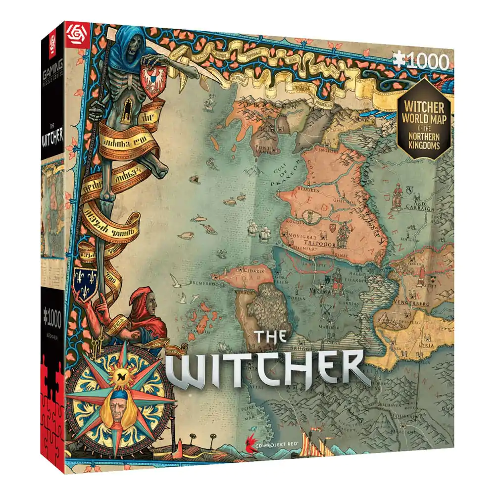 The Witcher 3 Puzzle Gaming Regatele Nordice (1000 piese) poza produsului