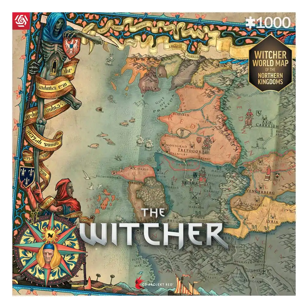 The Witcher 3 Puzzle Gaming Regatele Nordice (1000 piese) poza produsului