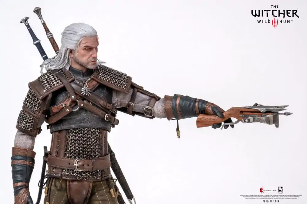 The Witcher 3: Wild Hunt Figurina de Acțiune 1/6 Geralt of Rivia 30 cm poza produsului