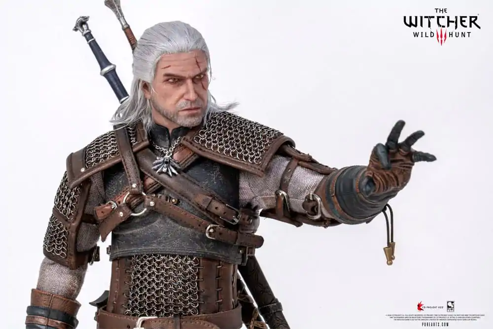 The Witcher 3: Wild Hunt Figurina de Acțiune 1/6 Geralt of Rivia 30 cm poza produsului