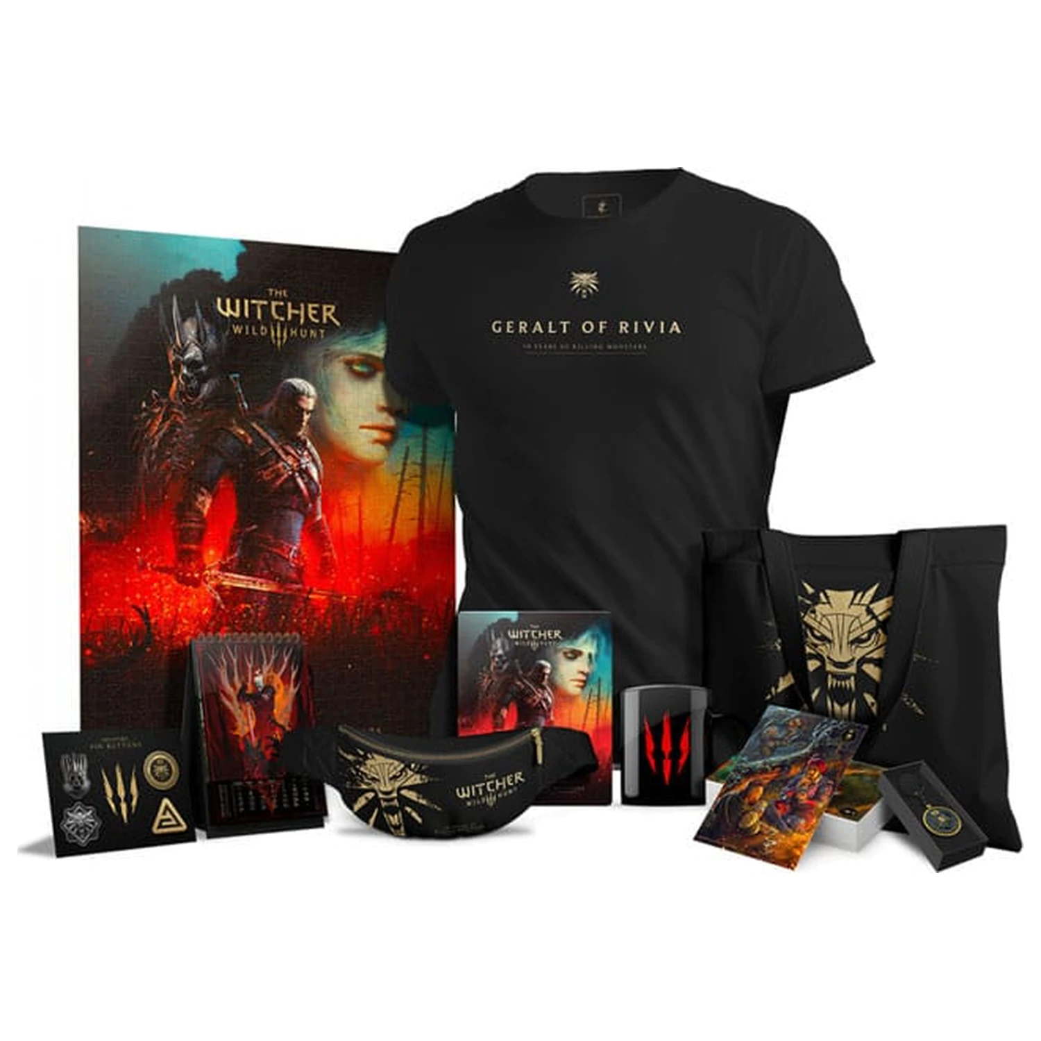 The Witcher 3: Wild Hunt Kit Colectie Aniversara 10 ani Monster Slayer poza produsului