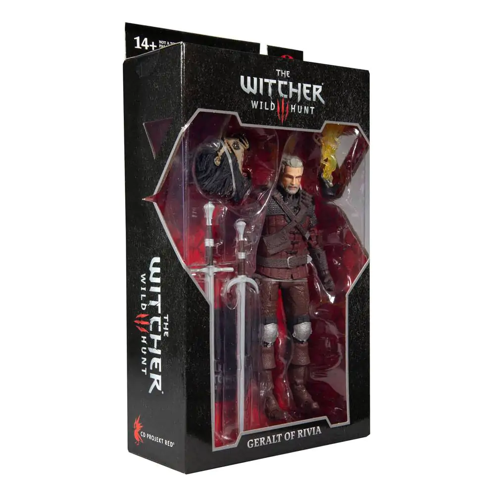 The Witcher 3: Wild Hunt Figurina de actiune Geralt of Rivia (Wolf Armor) 18 cm poza produsului
