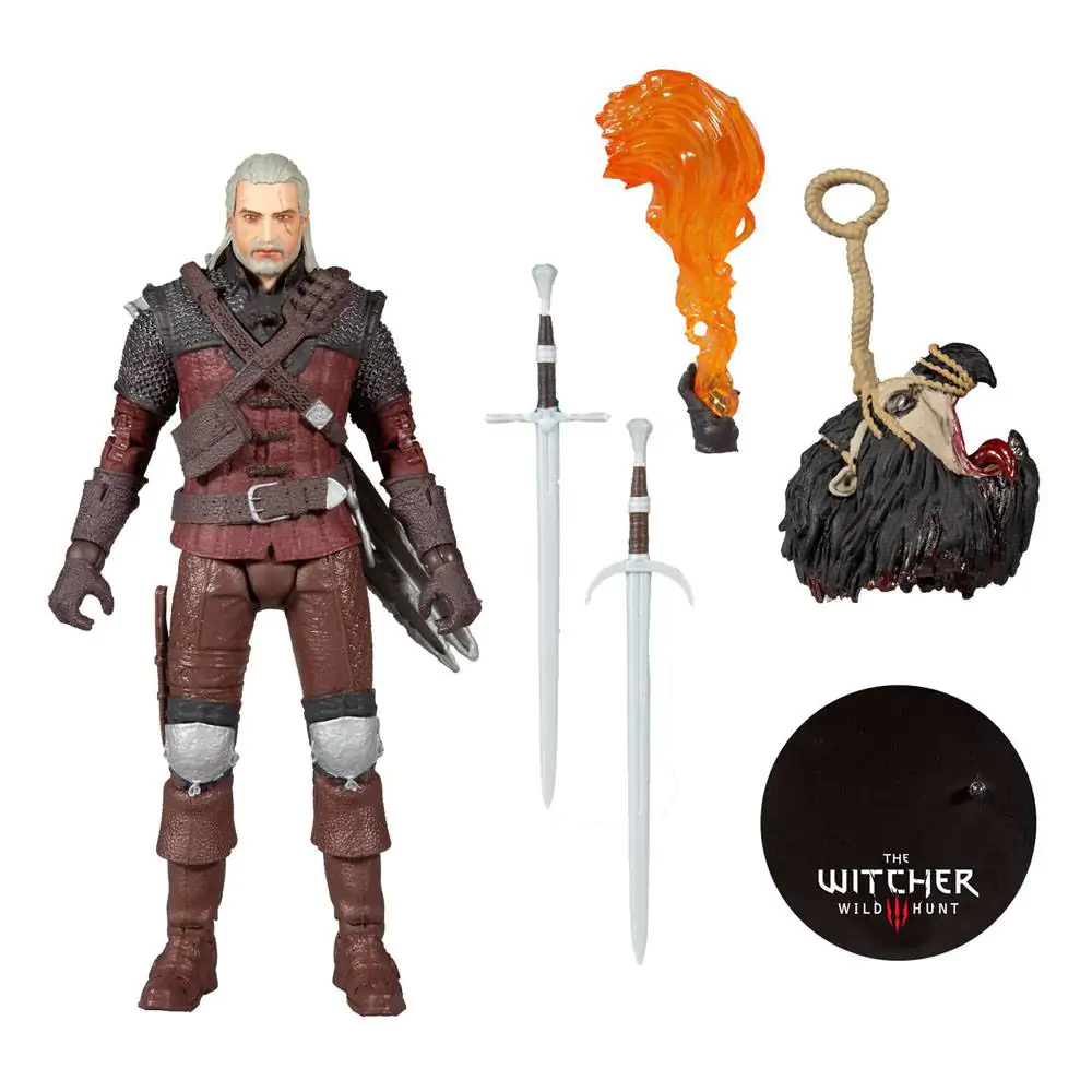 The Witcher 3: Wild Hunt Figurina de actiune Geralt of Rivia (Wolf Armor) 18 cm poza produsului