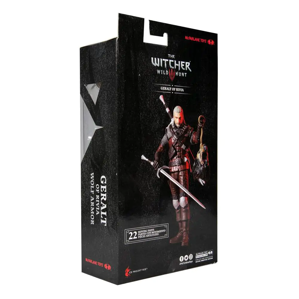 The Witcher 3: Wild Hunt Figurina de actiune Geralt of Rivia (Wolf Armor) 18 cm poza produsului