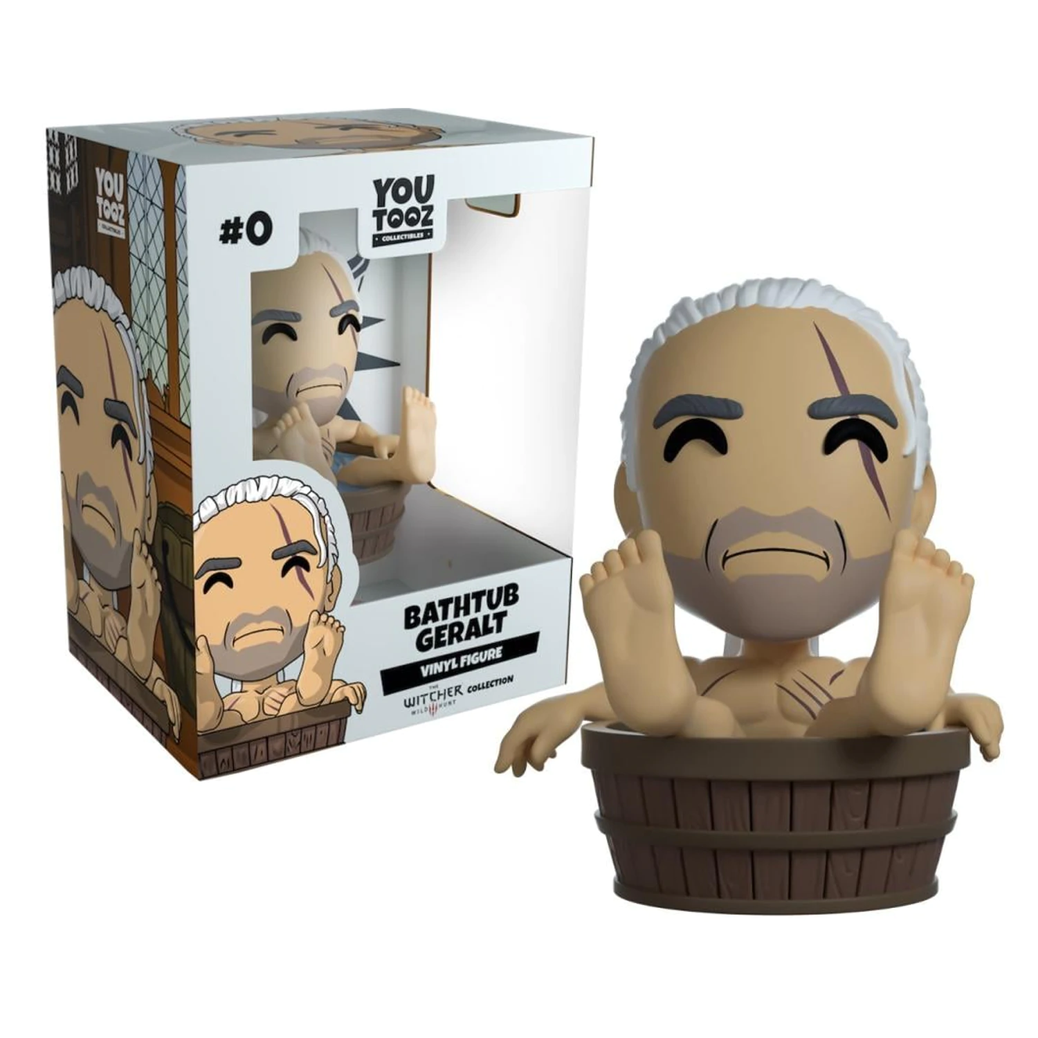 Figura The Witcher Bathtub Geralt Youtooz 8cm poza produsului