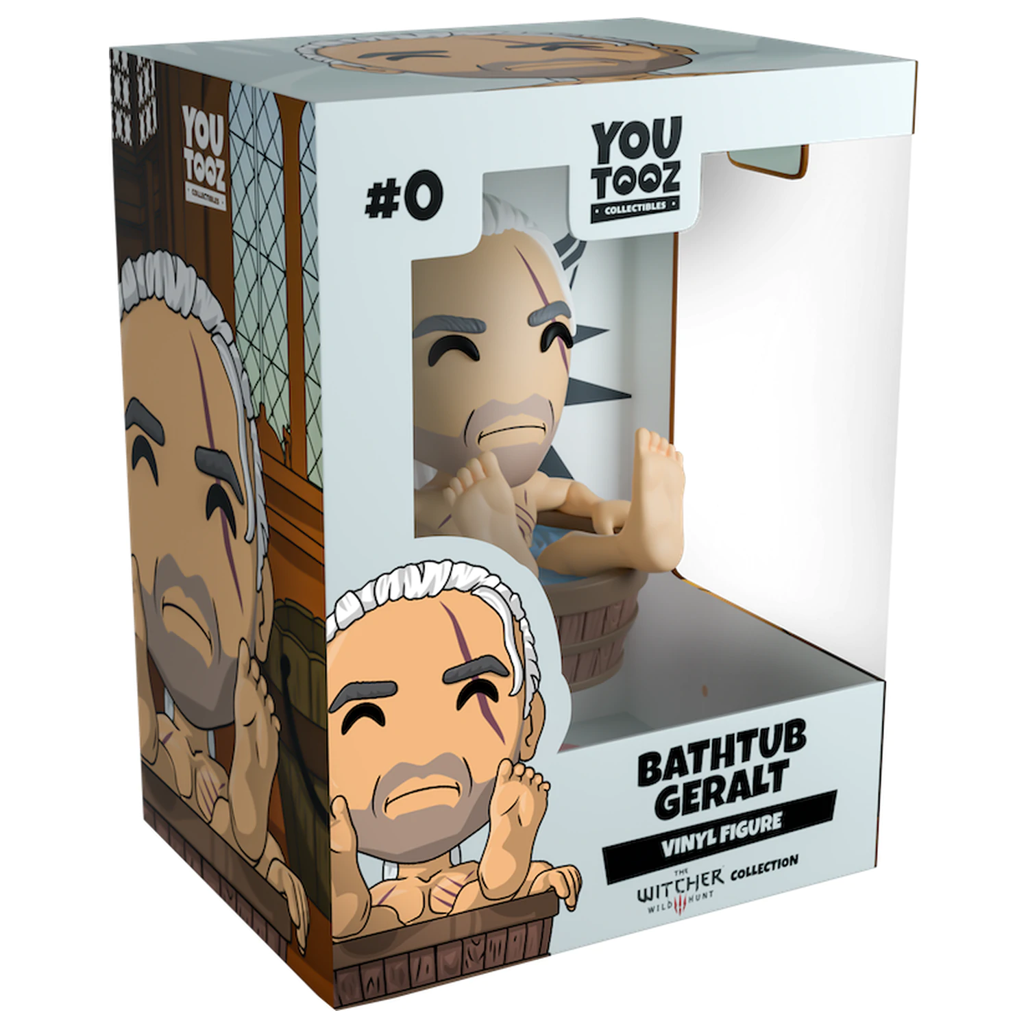 Figura The Witcher Bathtub Geralt Youtooz 8cm poza produsului