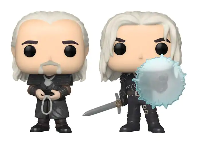 The Witcher Funko POP! Television Figurine Vinil set 2 Geralt & Vesemir 9 cm poza produsului