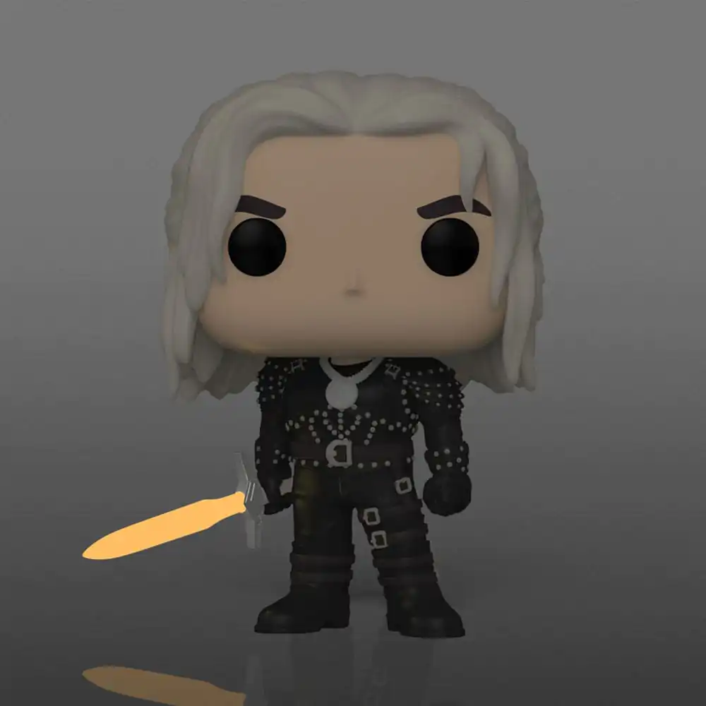 Figurină de vinil The Witcher POP! TV Geralt cu sabie (GW) 9 cm poza produsului