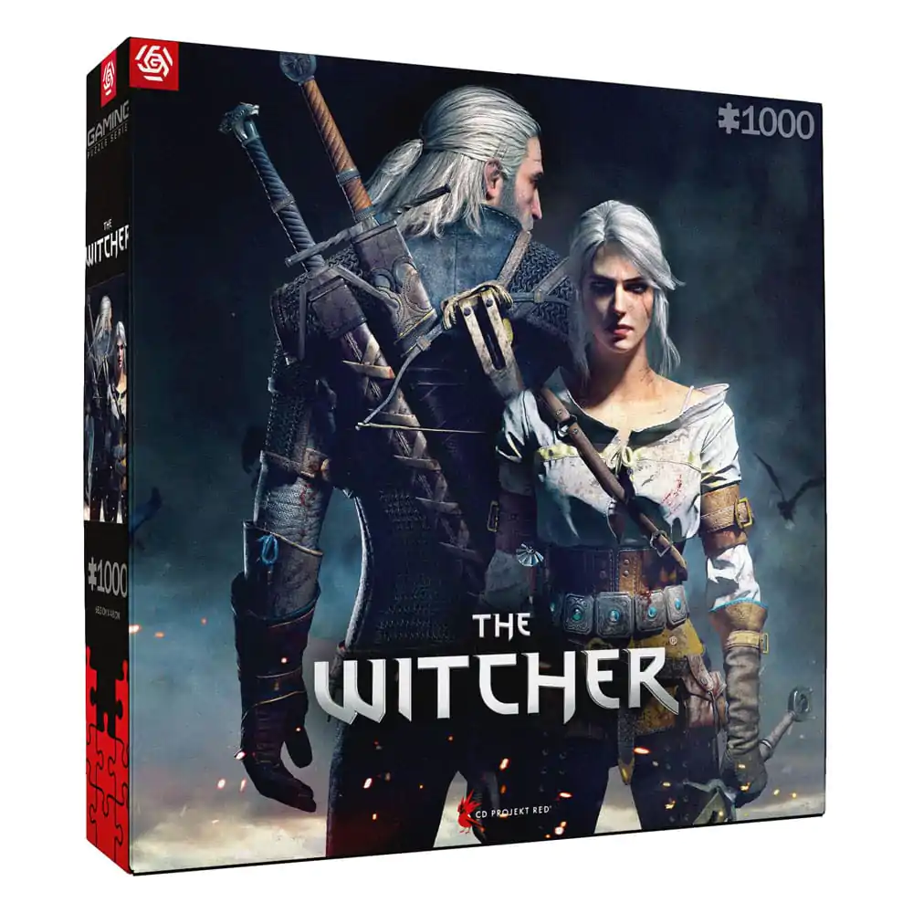 The Witcher Puzzle Gaming Geralt & Ciri (1000 piese) poza produsului