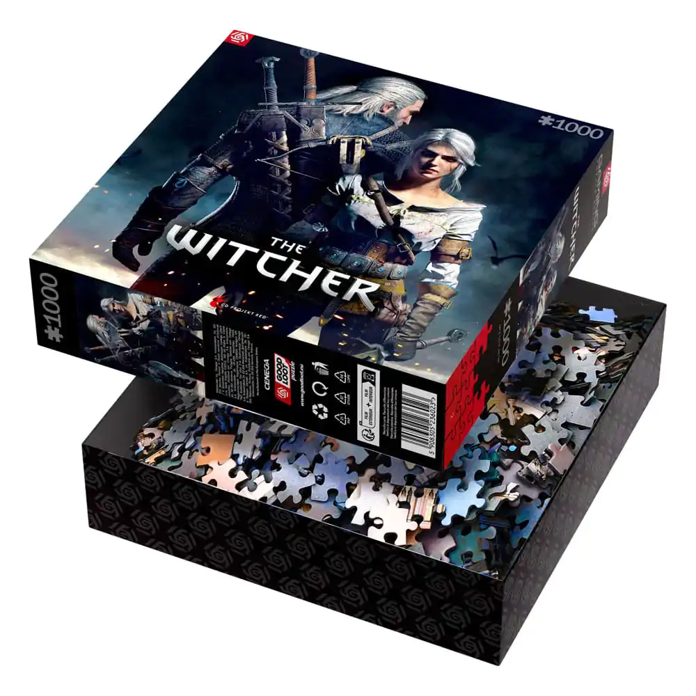 The Witcher Puzzle Gaming Geralt & Ciri (1000 piese) poza produsului