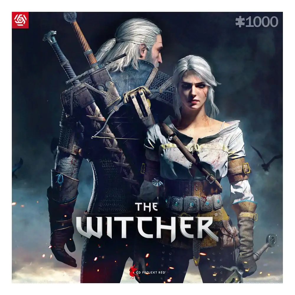 The Witcher Puzzle Gaming Geralt & Ciri (1000 piese) poza produsului