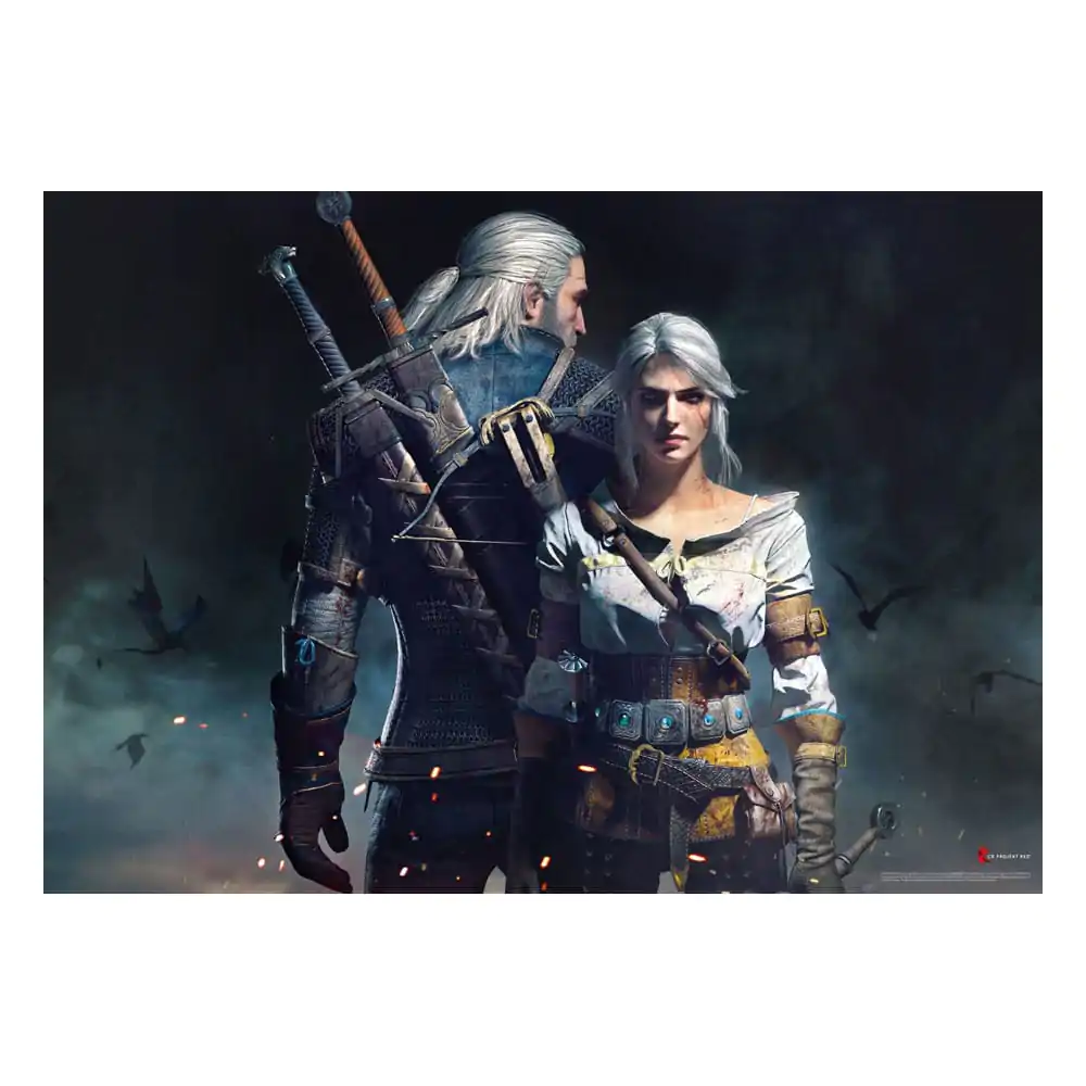 The Witcher Puzzle Gaming Geralt & Ciri (1000 piese) poza produsului