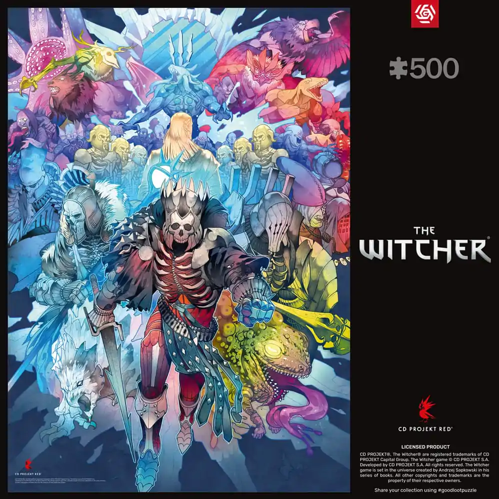 The Witcher Gaming Puzzle Monster Faction (500 piese) poza produsului