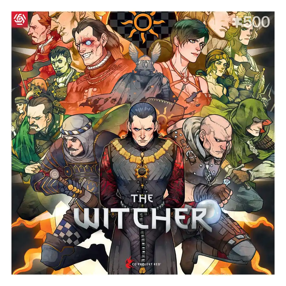The Witcher Gaming Puzzle Nilfgaard (500 piese) poza produsului