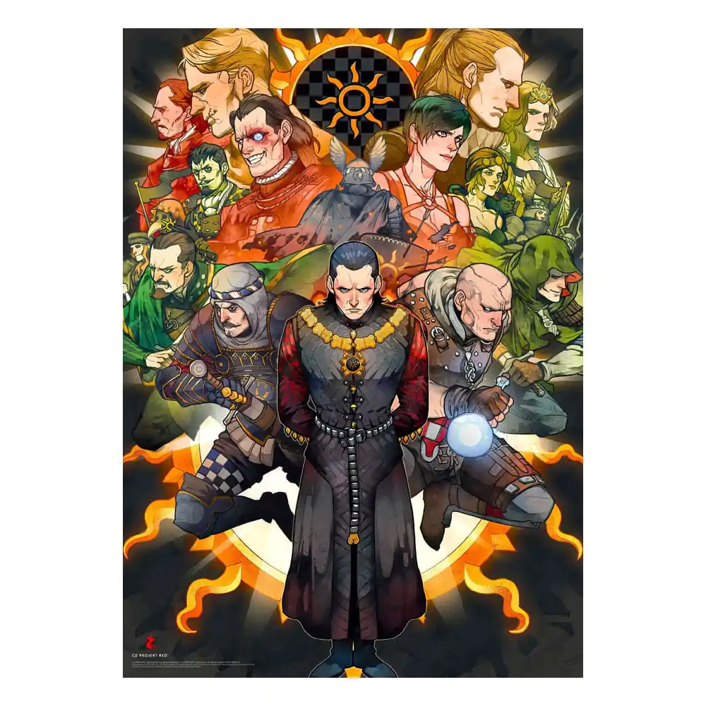 The Witcher Gaming Puzzle Nilfgaard (500 piese) poza produsului