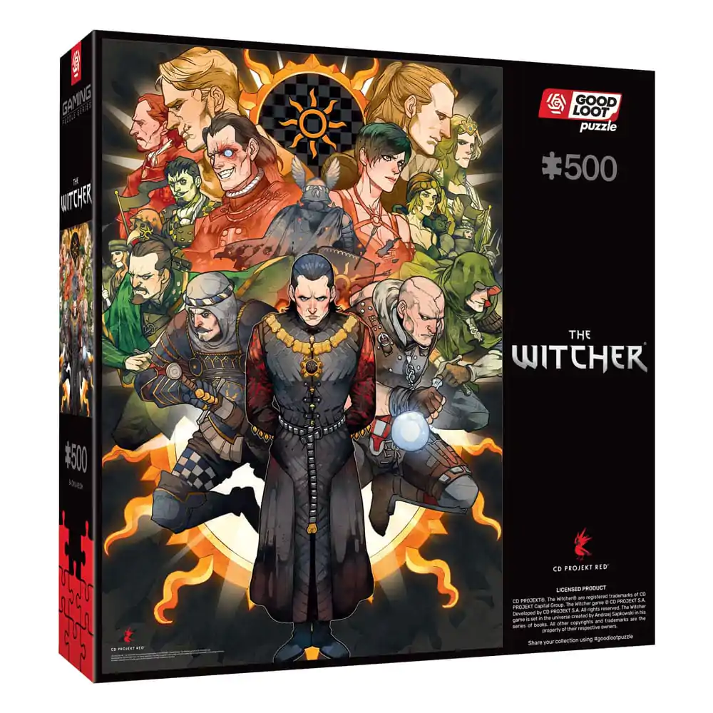 The Witcher Gaming Puzzle Nilfgaard (500 piese) poza produsului