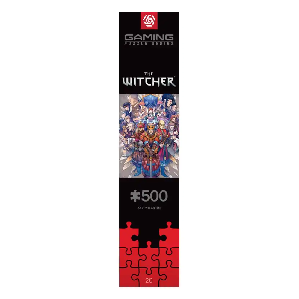 The Witcher Gaming Puzzle Northern Realms (500 piese) poza produsului