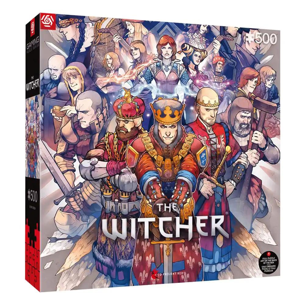 The Witcher Gaming Puzzle Northern Realms (500 piese) poza produsului