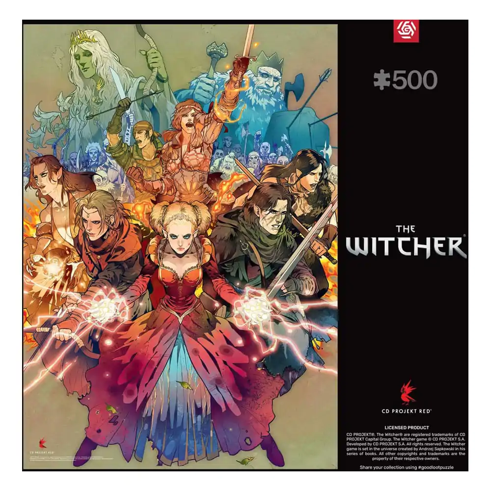 The Witcher Gaming Puzzle Scoia'tael (500 piese) poza produsului