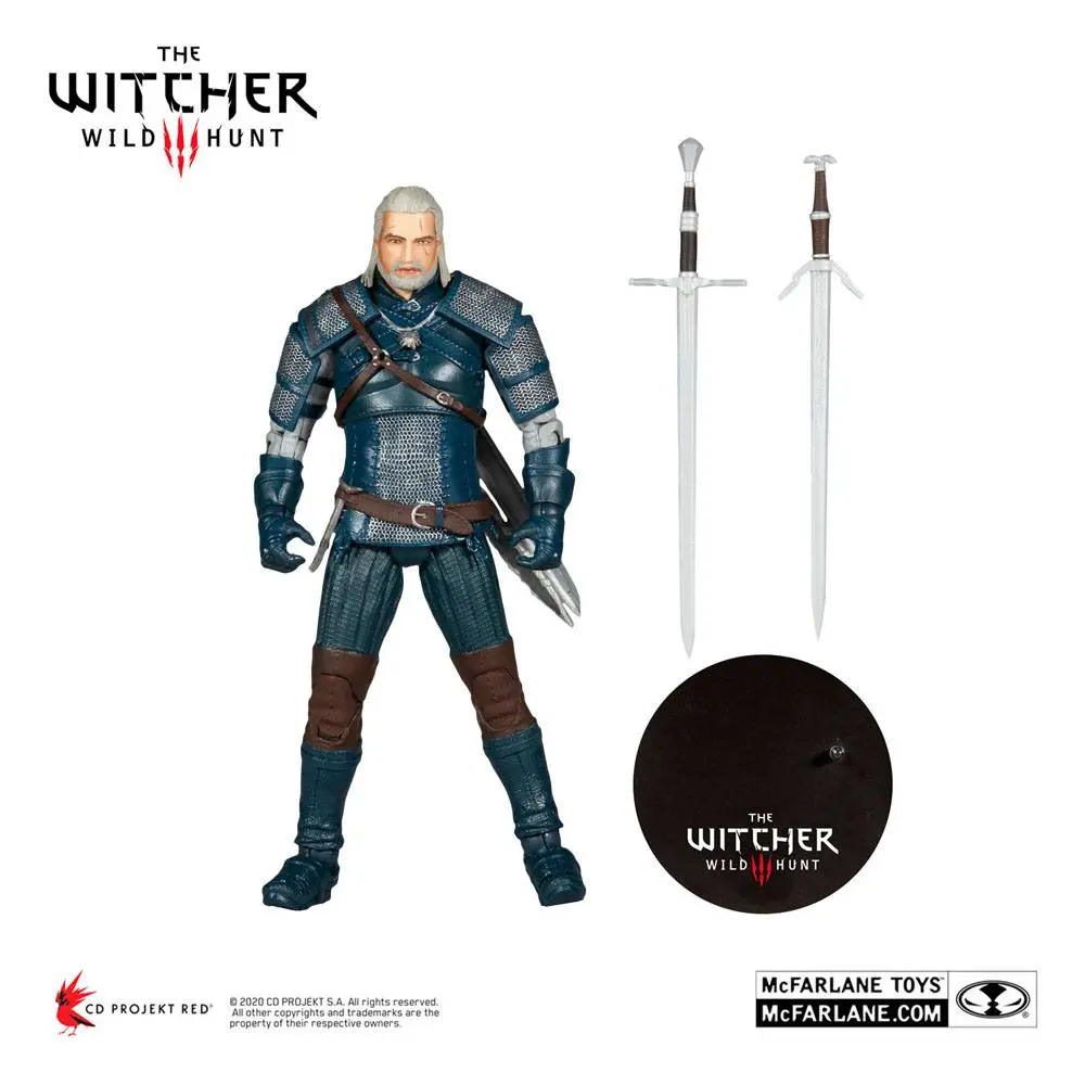 Figurină The Witcher Geralt of Rivia (Viper Armor: Teal Dye) 18 cm poza produsului
