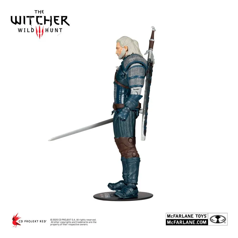 Figurină The Witcher Geralt of Rivia (Viper Armor: Teal Dye) 18 cm poza produsului