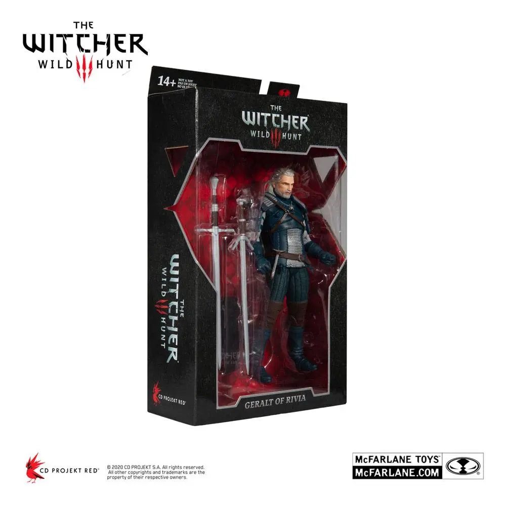 Figurină The Witcher Geralt of Rivia (Viper Armor: Teal Dye) 18 cm poza produsului