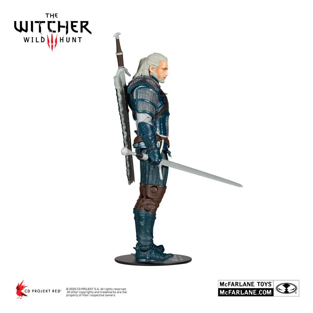 Figurină The Witcher Geralt of Rivia (Viper Armor: Teal Dye) 18 cm poza produsului