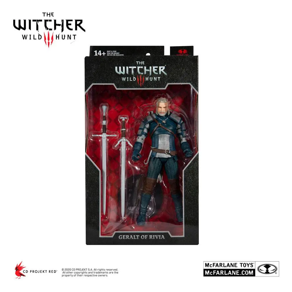 Figurină The Witcher Geralt of Rivia (Viper Armor: Teal Dye) 18 cm poza produsului