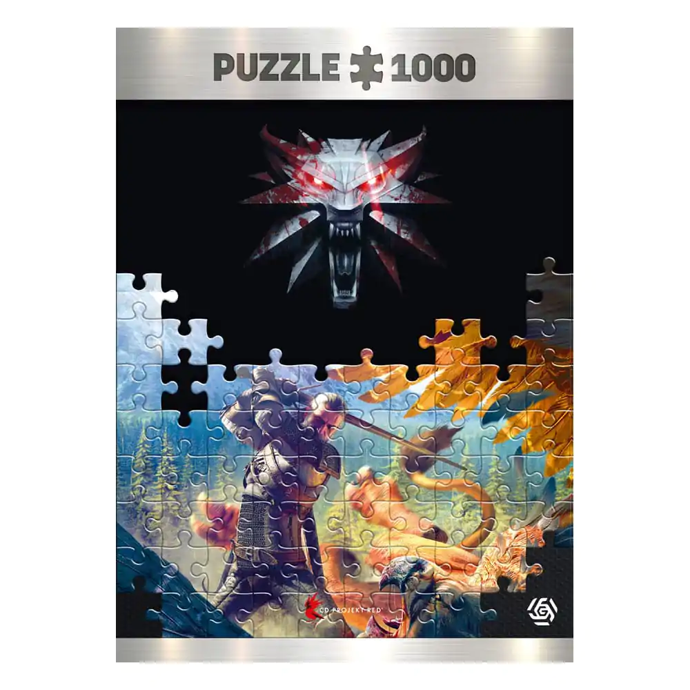 Puzzle Premium The Witcher Bătălia Grifonului (1000 piese) poza produsului