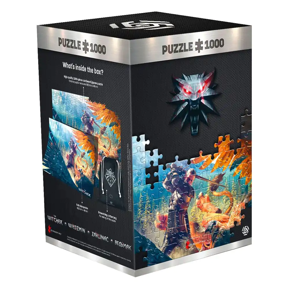 Puzzle Premium The Witcher Bătălia Grifonului (1000 piese) poza produsului