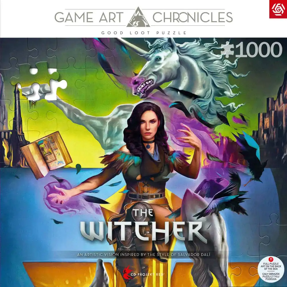 The Witcher III: Wild Hunt Game Art Chronicles Puzzle Yennefer inspirat de Salvador Dali (Puzzle 1000 piese) poza produsului