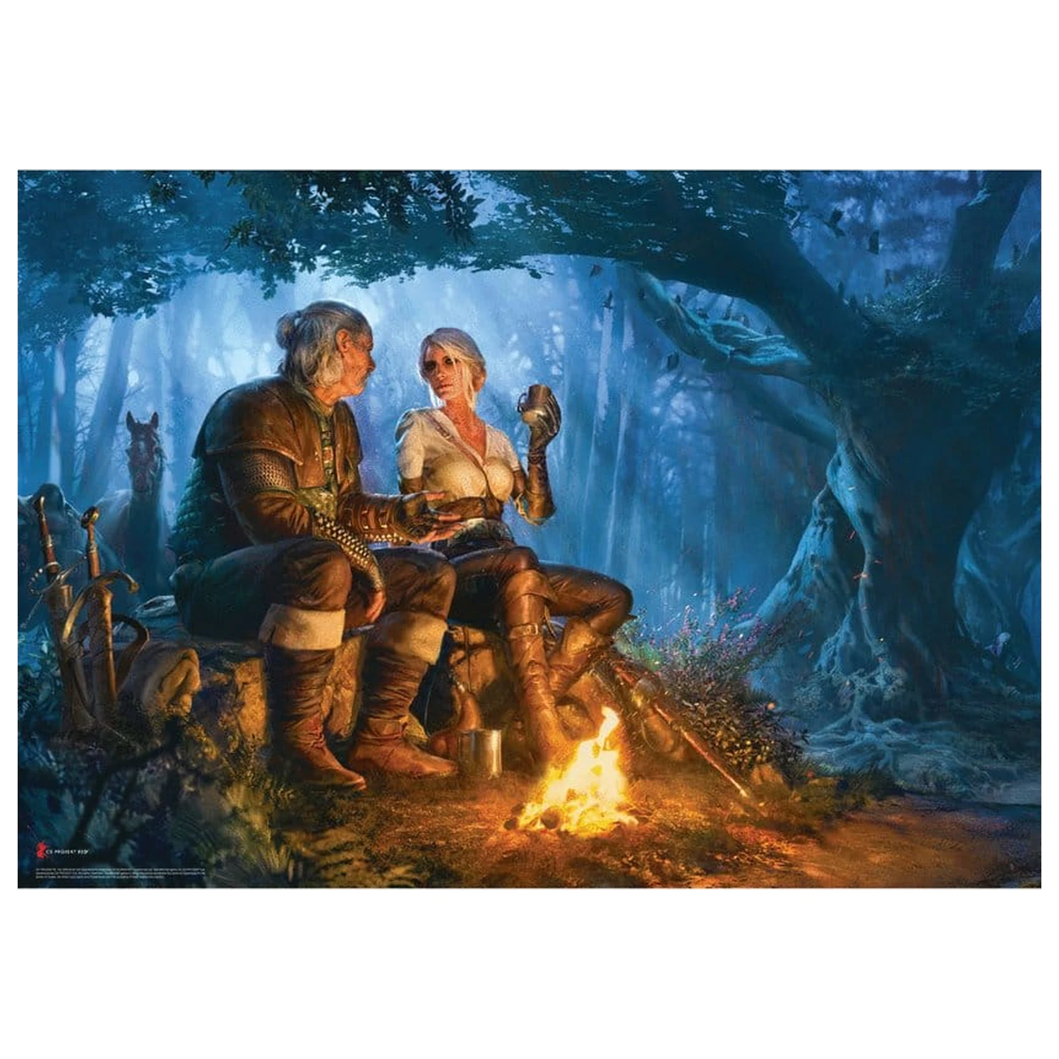 The Witcher Puzzle Journey of Ciri (1000 piese) poza produsului