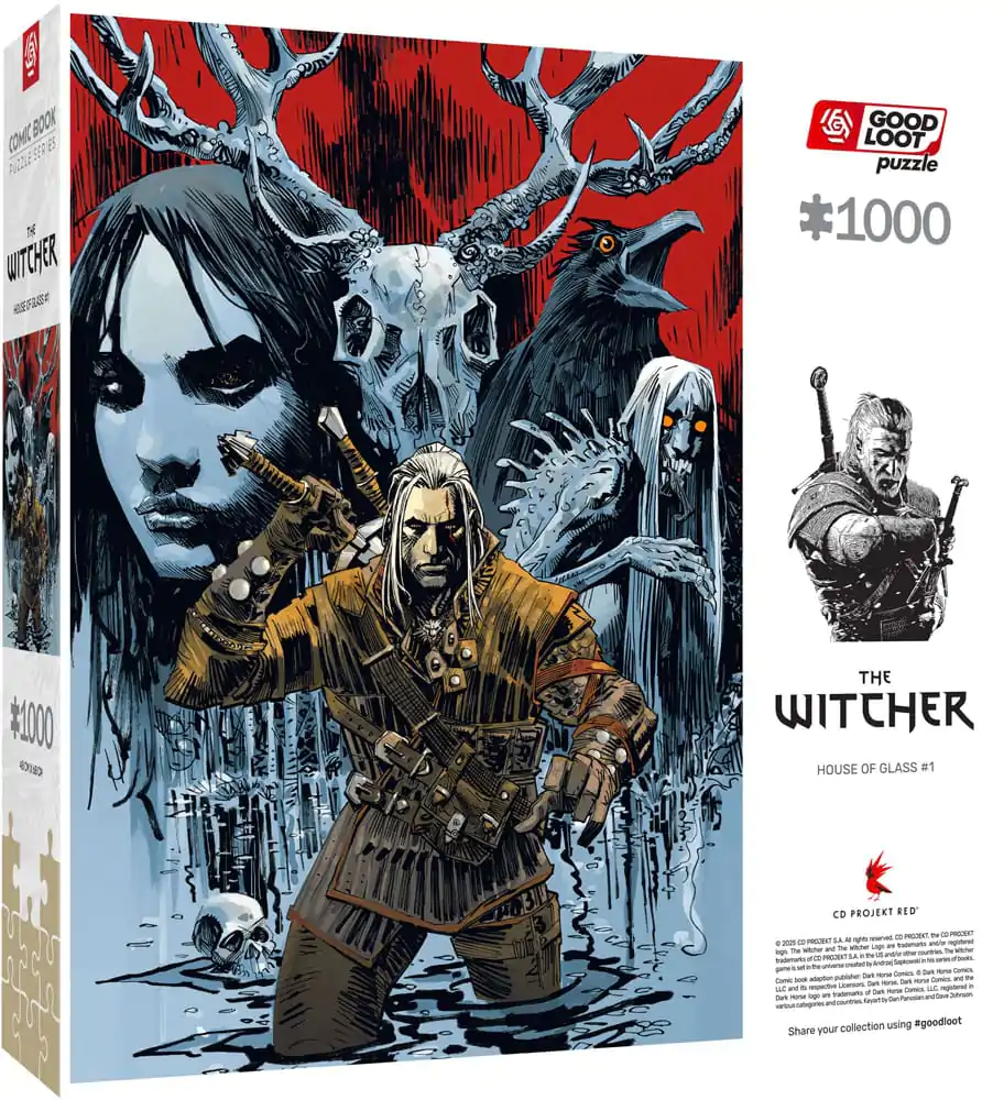 The Witcher Puzzle Casa de sticla (1000 piese) poza produsului