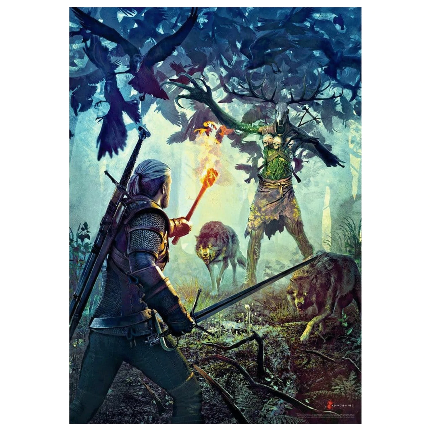 The Witcher Puzzle Leshen (1000 piese) poza produsului
