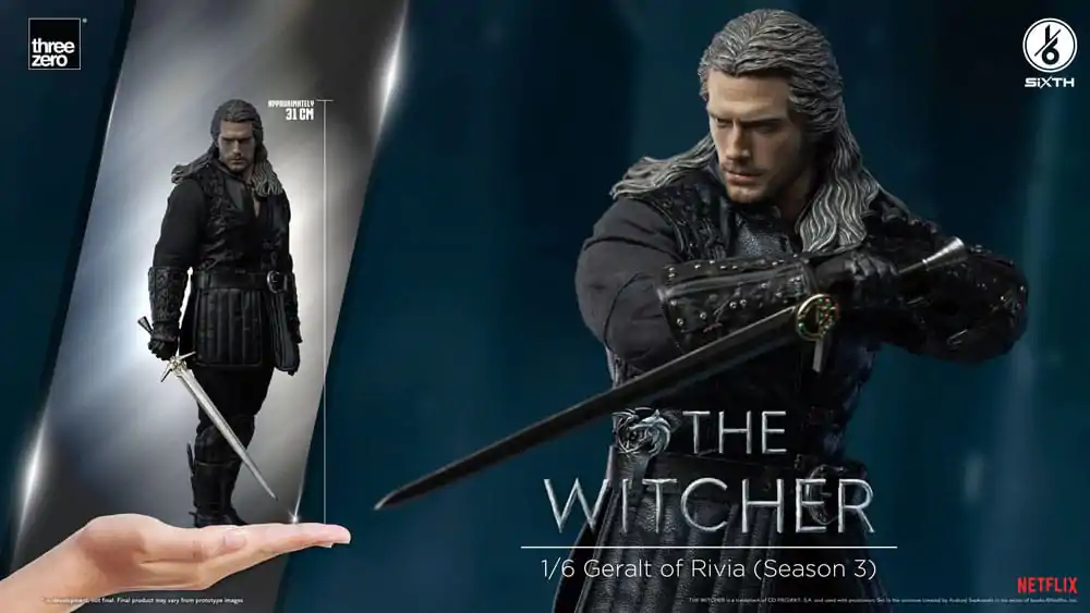 The Witcher Sezonul 3 Figurina de acțiune 1/6 Geralt of Rivia 31 cm poza produsului