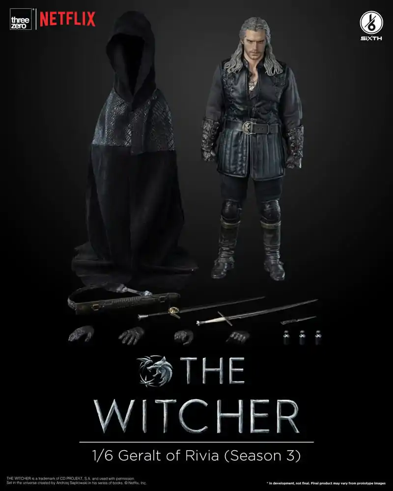 The Witcher Sezonul 3 Figurina de acțiune 1/6 Geralt of Rivia 31 cm poza produsului