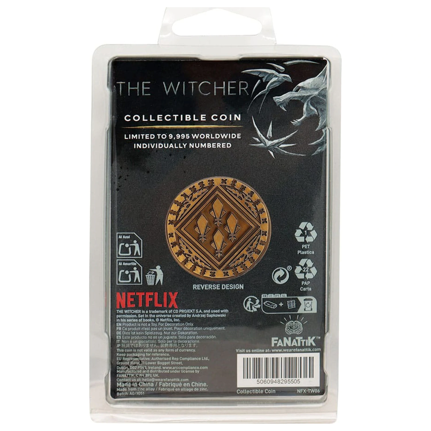 The Witcher Moneda Colectabila Arunca o moneda pentru Witcherul tau Editie Limitata poza produsului