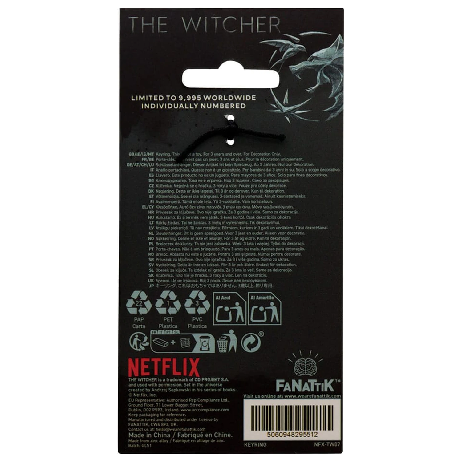 The Witcher Breloc The Witcher & Roach Ediție Limitată poza produsului
