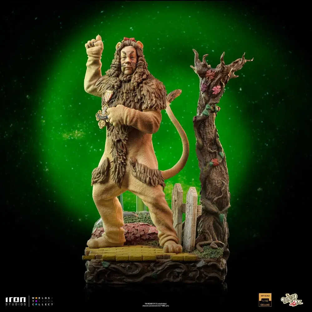 Statuie Art Scale Deluxe Vrăjitorul din Oz 1/10 Leul Fricos 20 cm poza produsului