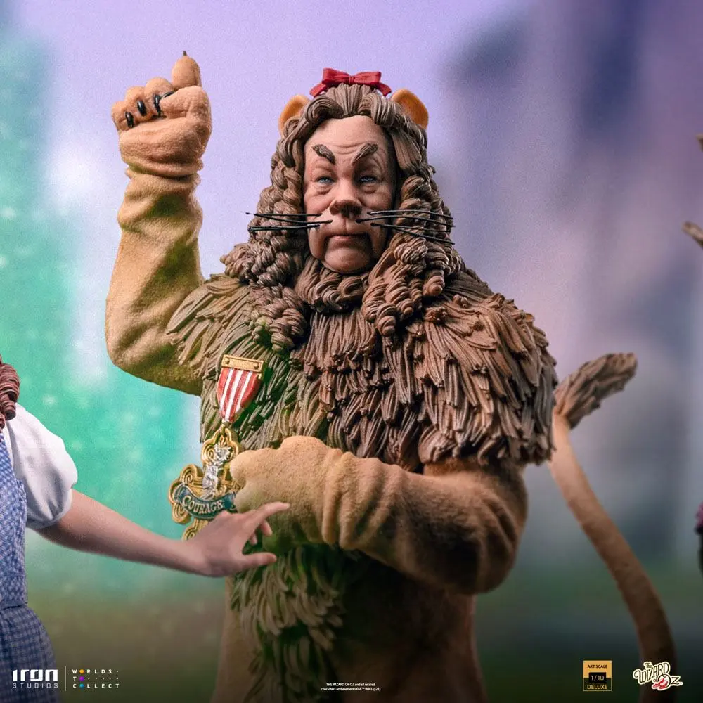 Statuie Art Scale Deluxe Vrăjitorul din Oz 1/10 Leul Fricos 20 cm poza produsului