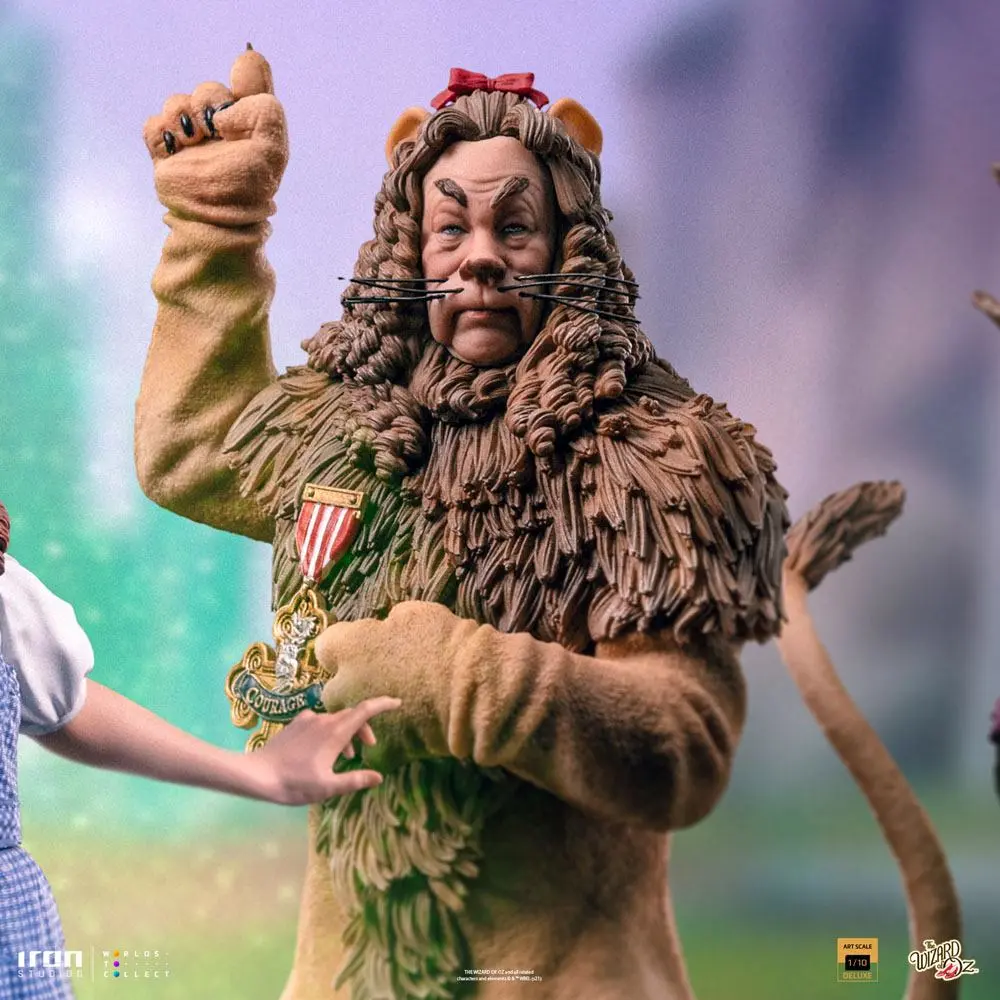 Statuie Art Scale Deluxe Vrăjitorul din Oz 1/10 Leul Fricos 20 cm poza produsului