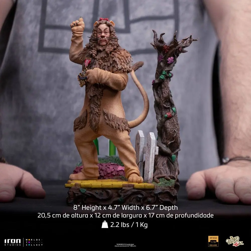 Statuie Art Scale Deluxe Vrăjitorul din Oz 1/10 Leul Fricos 20 cm poza produsului