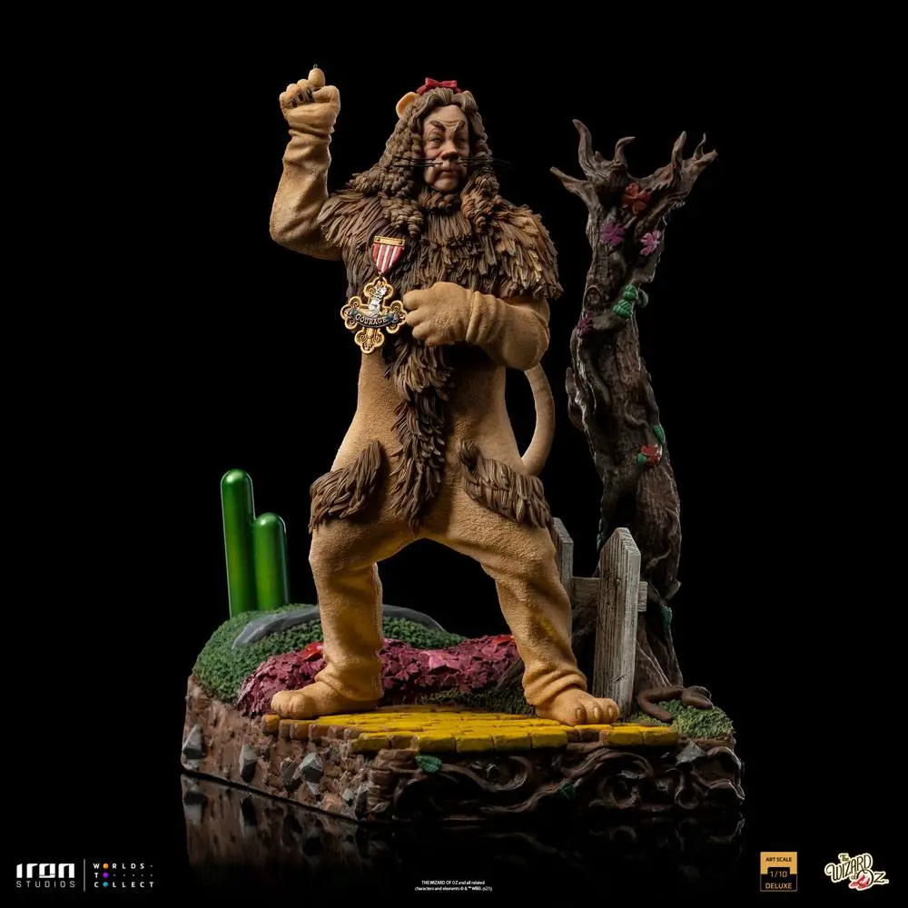 Statuie Art Scale Deluxe Vrăjitorul din Oz 1/10 Leul Fricos 20 cm poza produsului
