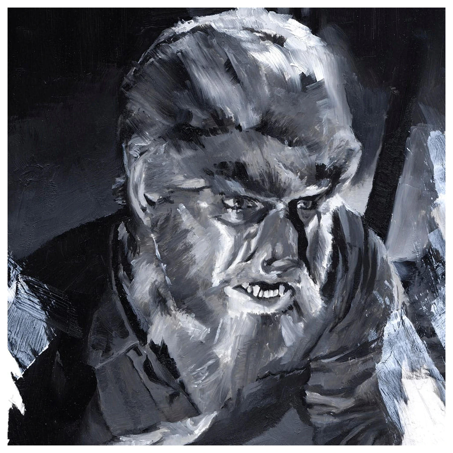 The Wolf Man Art Print The Wolf Man de Chris Valentine 41 x 31 cm - fara rama poza produsului